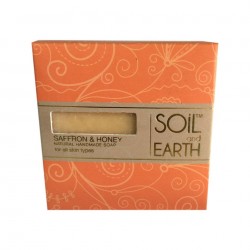 SOIL AND EARTH (Natural Handmade Soap) Safron and Honey